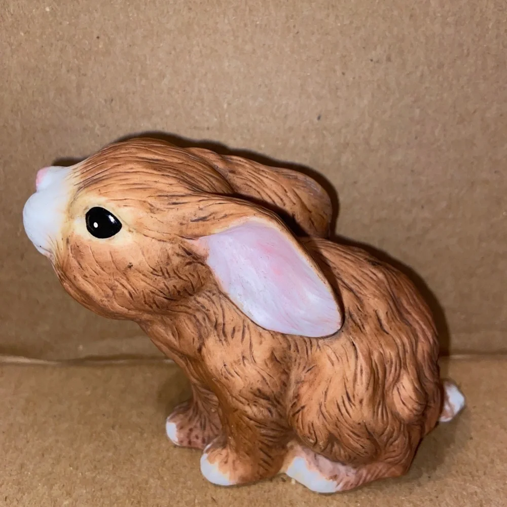 Porcelain Rabbit The Snuggle Babies Sculpture Collection 1988 River Shore